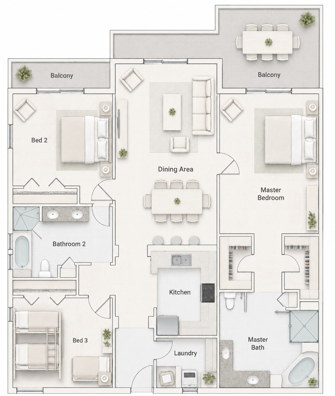 Floor plan of 313 New Providence Promenade