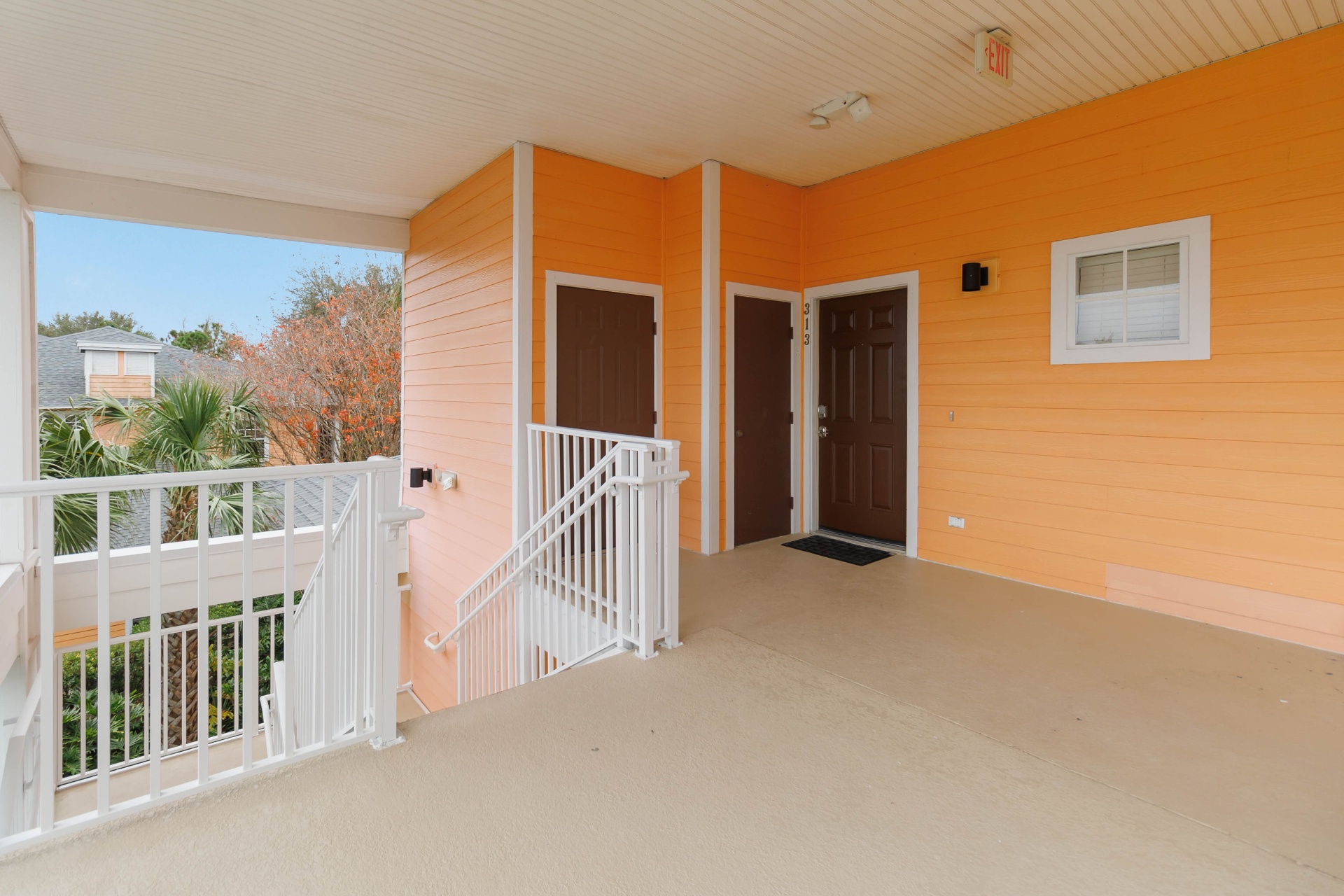 Private entrance to the condo